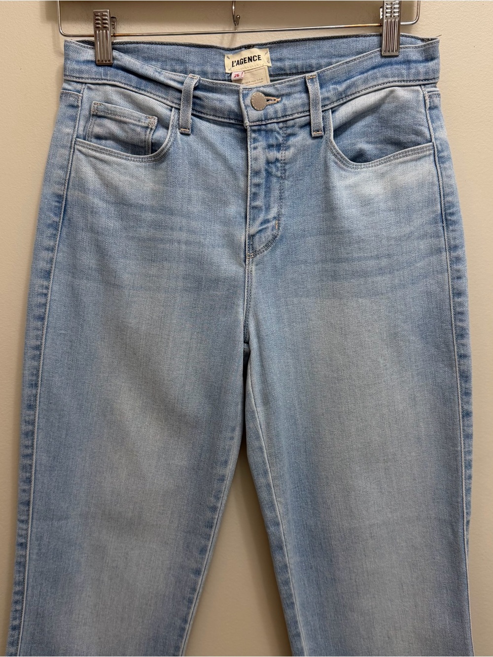 L’agence Alexia High Rise Crop Straight Cigarette Jean in Melrose Size 26 - Picture 4 of 9